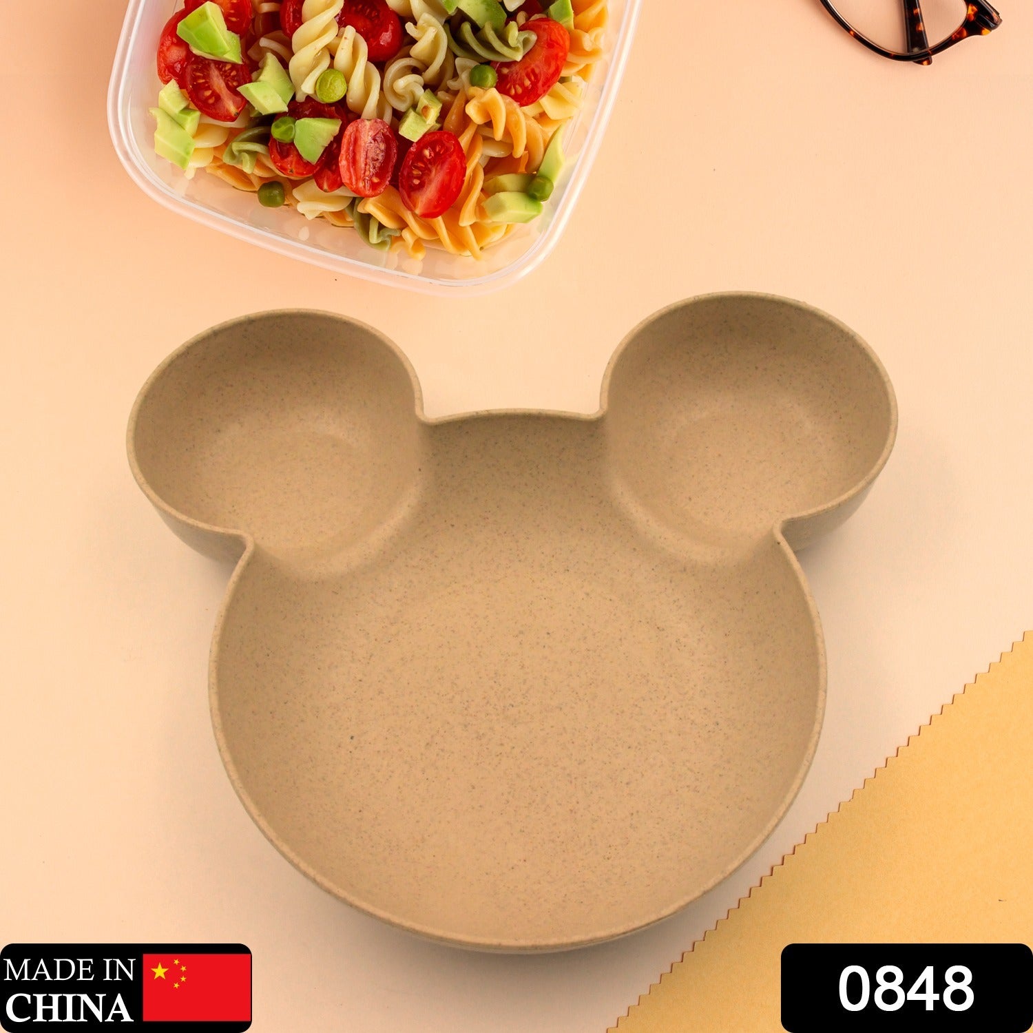 0848 Mickey Mouse Shape Plates for Kids, BPA Free, & Unbreakable Children’s Food Plate, Kids Bowl, Fruit Plate, Baby Cartoon Pie Bowl Plate, Tableware (1 Pc) 0848 Mickey Mouse Shape Plates for Kids, BPA Free, & Unbreakable Children’s Food Plate, Kids Bowl, Fruit Plate, Baby Cartoon Pie Bowl Plate, Tableware (1 Pc)
